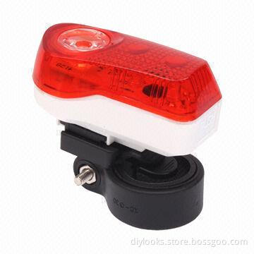 3 LED Bike Flash Rear Safety Light with Different Flashing Modes